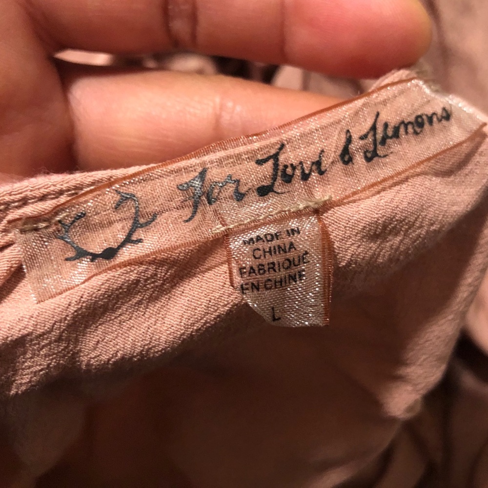 For Love and Lemons Lilou Midi Dress Sz S FL&L EUC - Picture 16 of 16